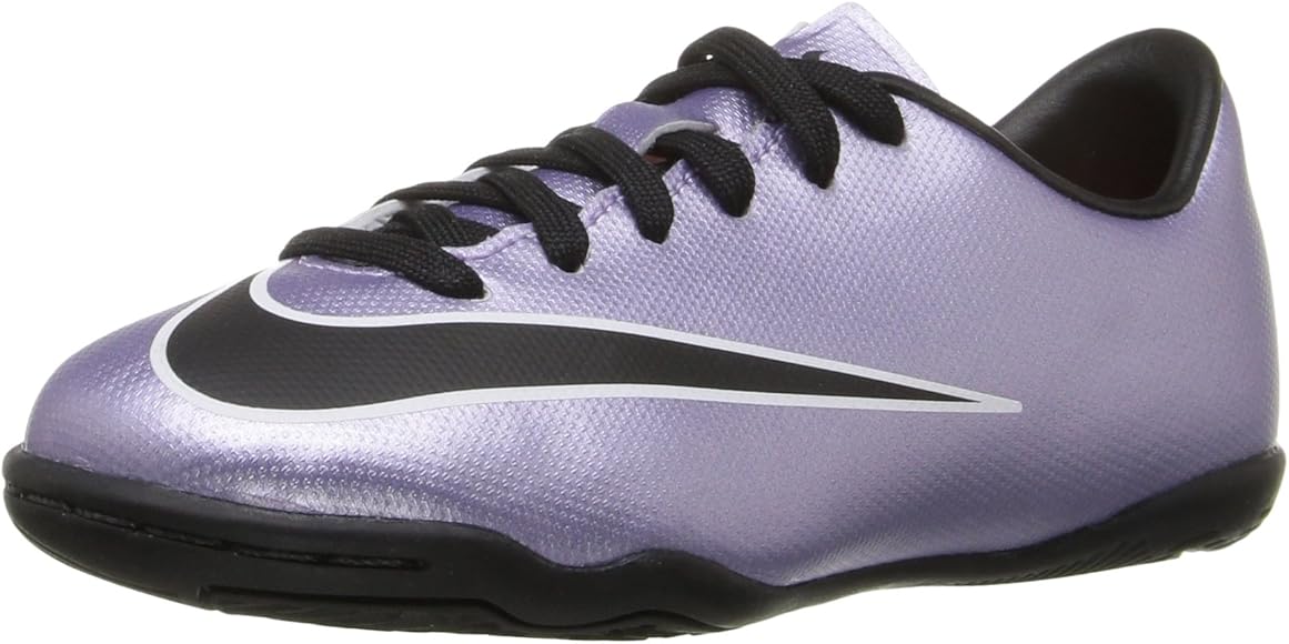 purple football shoes