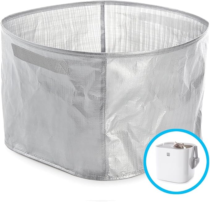 Modkat Litter Box Perfect Fit Reusable Liner with Handles Gray