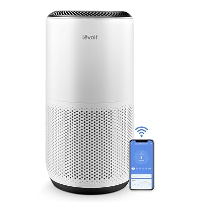 LEVOIT Air Purifiers for Home Large Room Up to 1733 Ft² With HEPA Sleep Mode, AHAM VERIFIDE, Auto Mode, Air Quality Monitor, Smart WiFi, 3-in-1 Filter For Pet Allergy, Smoke, Dust, Core 400S-P, White