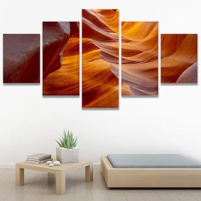 SIGNWIN 5 Panel Canvas Wall Art Modern Art...
