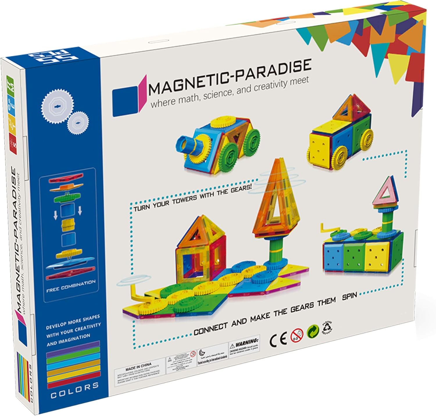 gear engineer magnetic building set