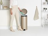 Brabantia NewIcon Pedal Bin 30 L Metallic Gold Soft Closure Removable Inner view 7