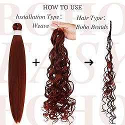 Ginger Boho Hair for Braiding Synthetic 350