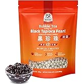52USA Boba Tapioca Pearls 2.2LB, Fresh Bubble Tea Pearl | Quick Cook Black Plearls for Milk Tea, Smoothies, Desserts and Drinks-Ready in 5 Minutes