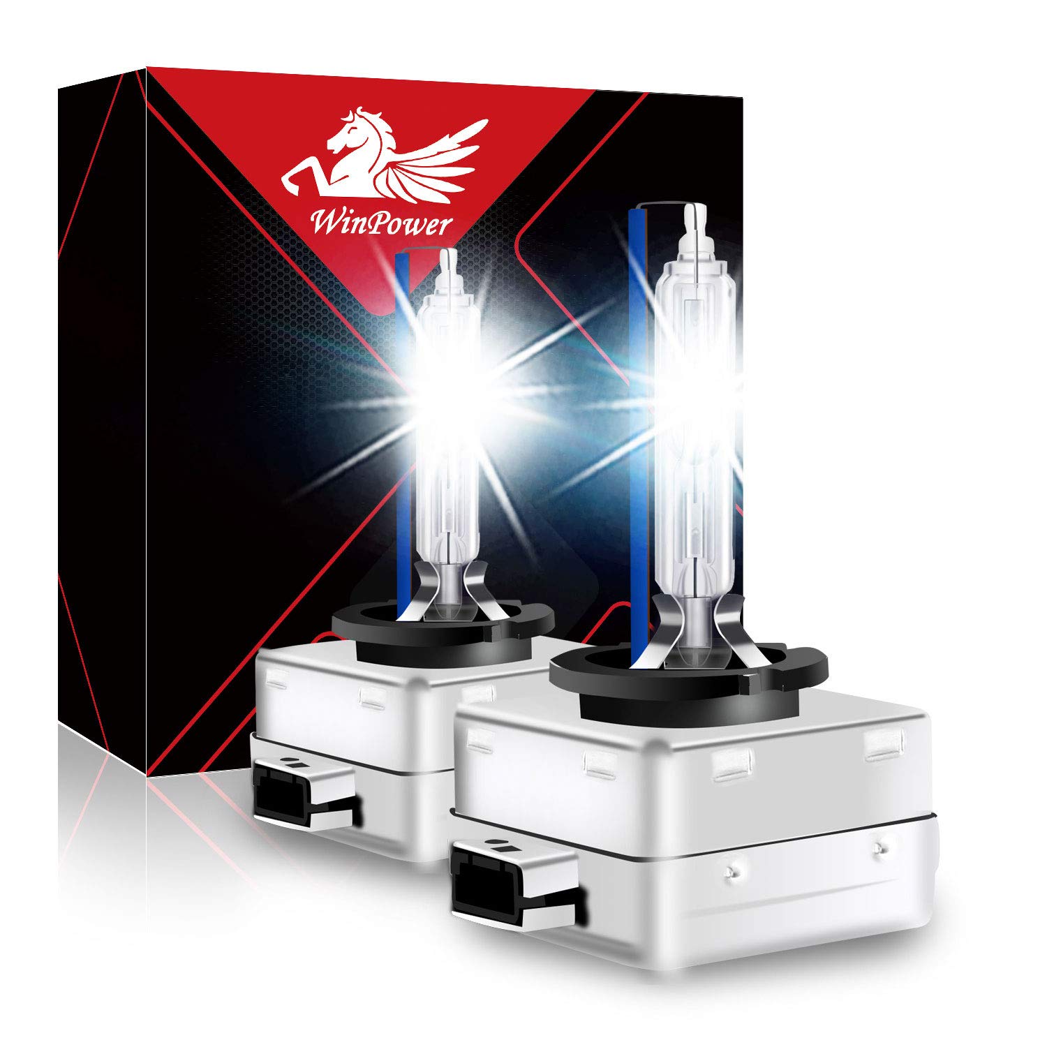 WinPower D1S 35W Xenon Headlight Bulb Discharge Lamp 8000K Cool Blue X-treme Car 85V Replace Kit for HID, 2 Pieces