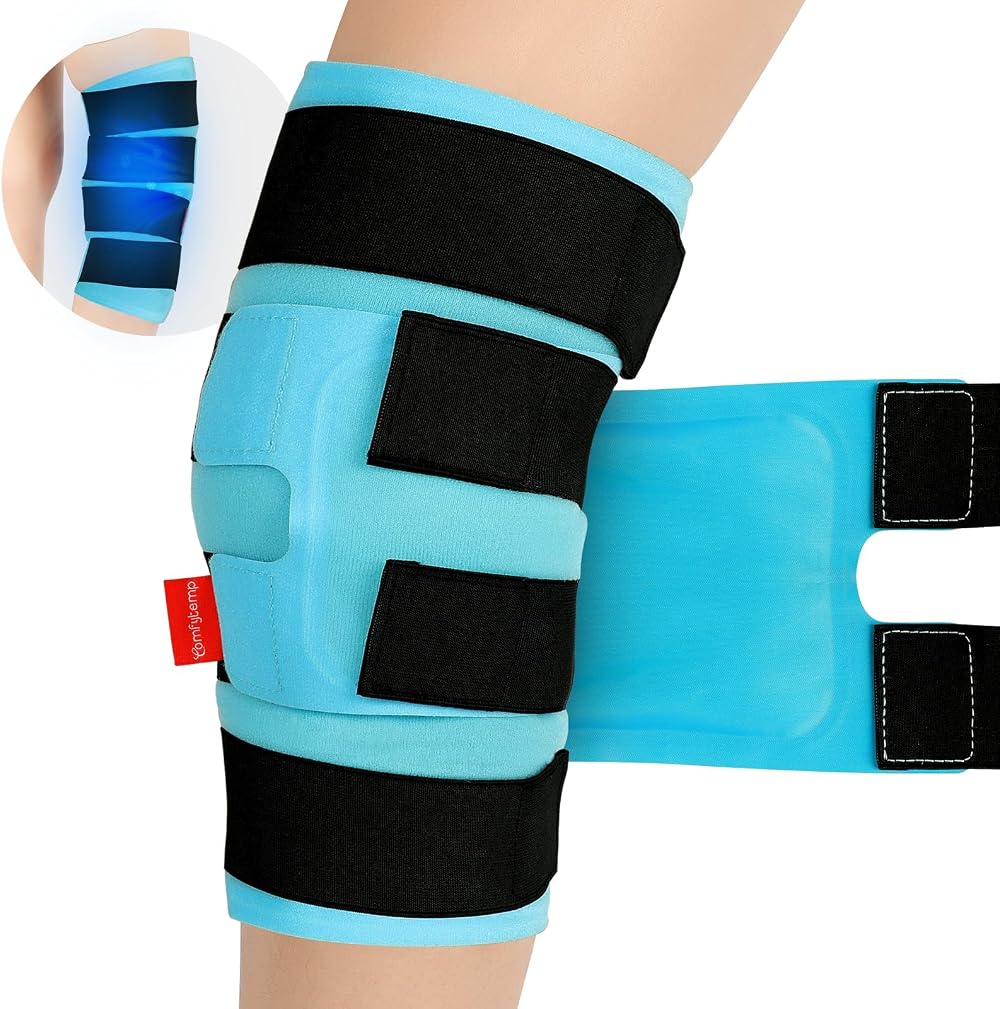 Comfytemp XXL Knee Ice Pack Wrap 360° Coverage Large Neoprene Gel Pad