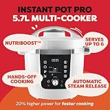 Instant Pot Pro 10-in-1 Electric Multi-Cooker 5.7L White Pressure Cooker view 2