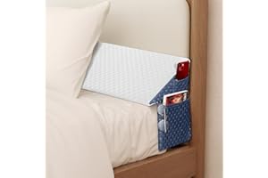 Welzona Queen Size Wedge Pillow Headboard/Bed Wedge Pillow for Headboard, Bed/Mattress Gap Filler (0-6"), Triangle Pillow Wedge for Headboard Gap, Comfortable High Density Foam Pillow (60"x 10"x 6")