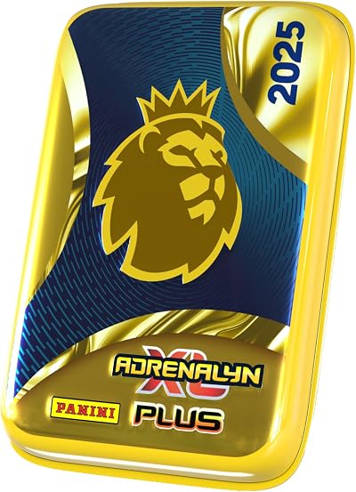 Panini Premier League Adrenalyn XL PLUS 2025 Pocket Tin trading cards