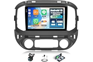 [4G+128G] Android 15 Car Radio for Chevy Colorado GMC Canyon 2015-2019 with Wireless CarPlay Android Auto,9 inch Touchscreen 