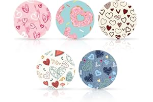 40pcs Adhesive Patches for Libre 2 or 3, Love Pattern Valentines CGM Sensor Patches Breathable Waterproof Sticker Sensor Over