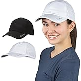 TrailHeads UV Protection Running Hats for Women, 50+ UPF - Summer Hats for Women Baseball Cap - Tennis, Golf, Gym, Workout