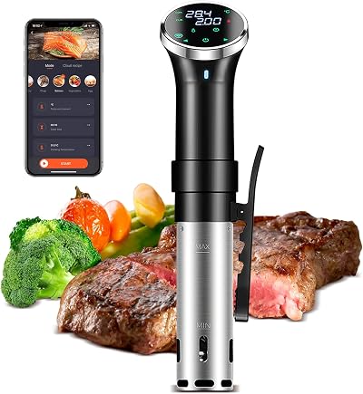 GOYERRNES 1100W WiFi Sous Vide Cooker, Precision Immersion Circulator