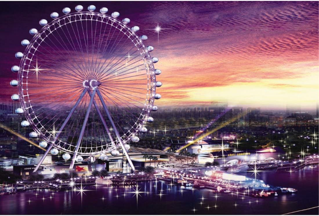 Searchyou 1000 Piece Jigsaw Puzzle for Adults and Kids - Ferris Wheel
