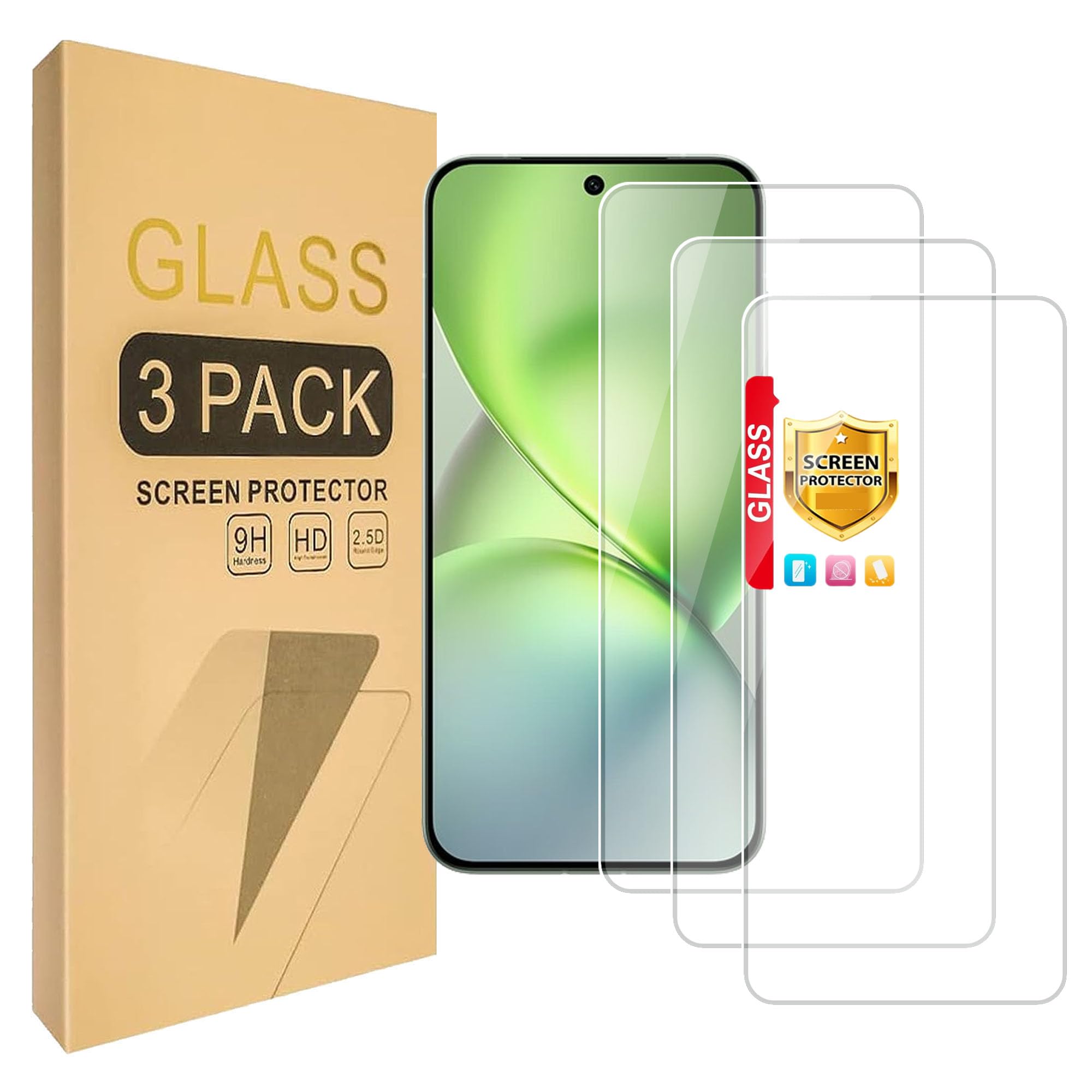 Lucyliy (3 Pack) Compatible with Honor 400 Pro