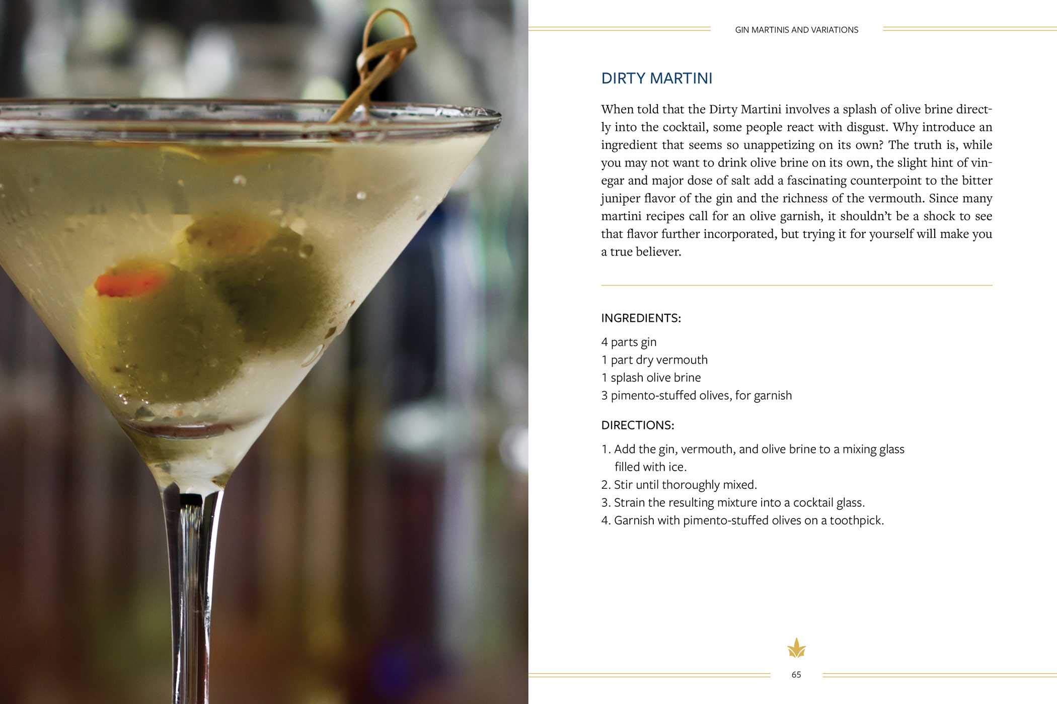 The Martini Field Guide Martini Culture For The Cocktail - 