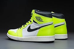 Nike Men's Air Jordan 1 Retro High Og Shoes, Volt