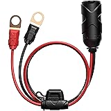 NOCO GC018 12-Volt Adapter Plug Socket with Eyelet Battery Terminals