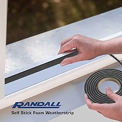 Self Stick Foam Weatherstrip - Low Density - Highly