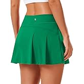 Stelle Women Tennis Skirt Golf Skorts Athletic High Waisted with Pockets Inner Shorts Sport Workout Pleated Pickleball