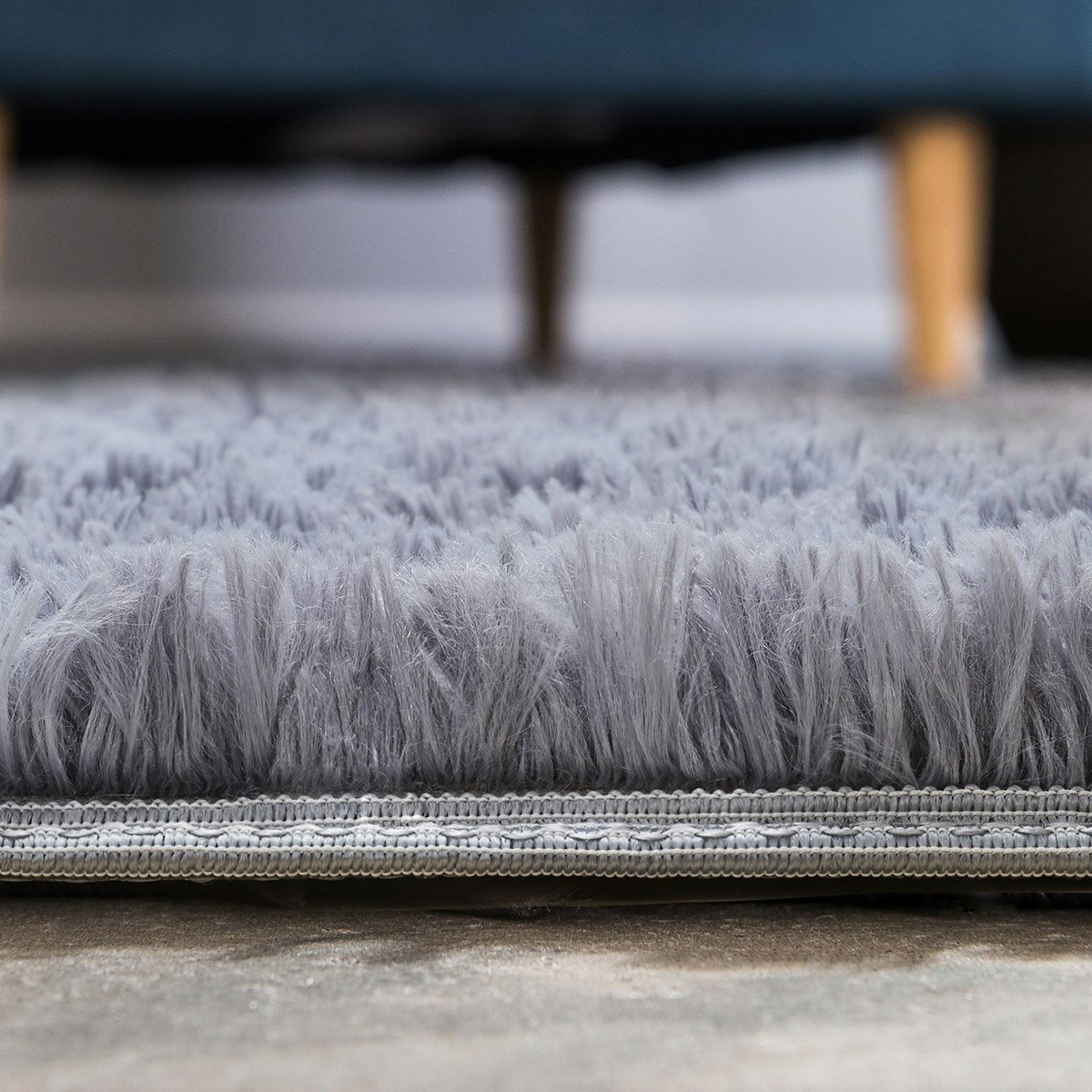 Supmaker Non-Slip Soft Area Rugs for all Seasons and any Style of Home, Great Decorative Rug / Carpet for Home Decorate, Children Play, Women yoga etc. (Color: Gray)