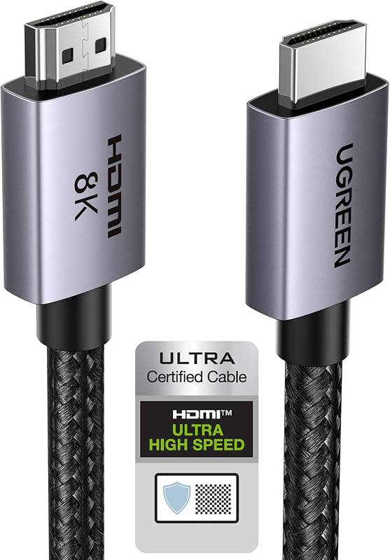 HDMI 2.1 Kabel, 8K@60Hz, 4K@240Hz, HDMI zertifiziert, 48Gbps, 2M