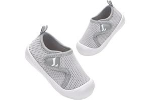 LELBNLZ Toddler Shoes,Non-Slip Toddler Sneakers, Lightweight Baby Walking Shoes,Baby First Steps Shoes,Baby Girl Shoes, Baby Boy Shoes, Soft Sole Learning to Walk Shoes,Hook&Loop Baby Shoes 6 9 12 24 Months