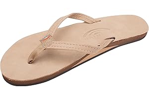 Rainbow Sandals Women's Single Layer Leather Sandal Narrow Strap
