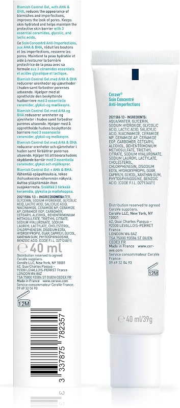- Soin Concentré Anti-Imperfections Visage, Réduit Boutons Liés à l'Acné, Acide Salicylique, AHA, BHA, Céramides Acide Hyaluronique, Hydratation, Peau à Imperfection et à Tendance Acnéique