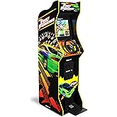 ARCADE1UP The Fast & The Furious Deluxe Arcade Game for Your Home, with 5-Foot-Tall Stand-up Cabinet, 2 Classic Games, and 17-inch LCD Screen