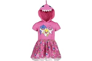Pinkfong Mommy Shark Daddy Shark Baby Shark Costume Short Sleeve Dress Newborn to Little Kid