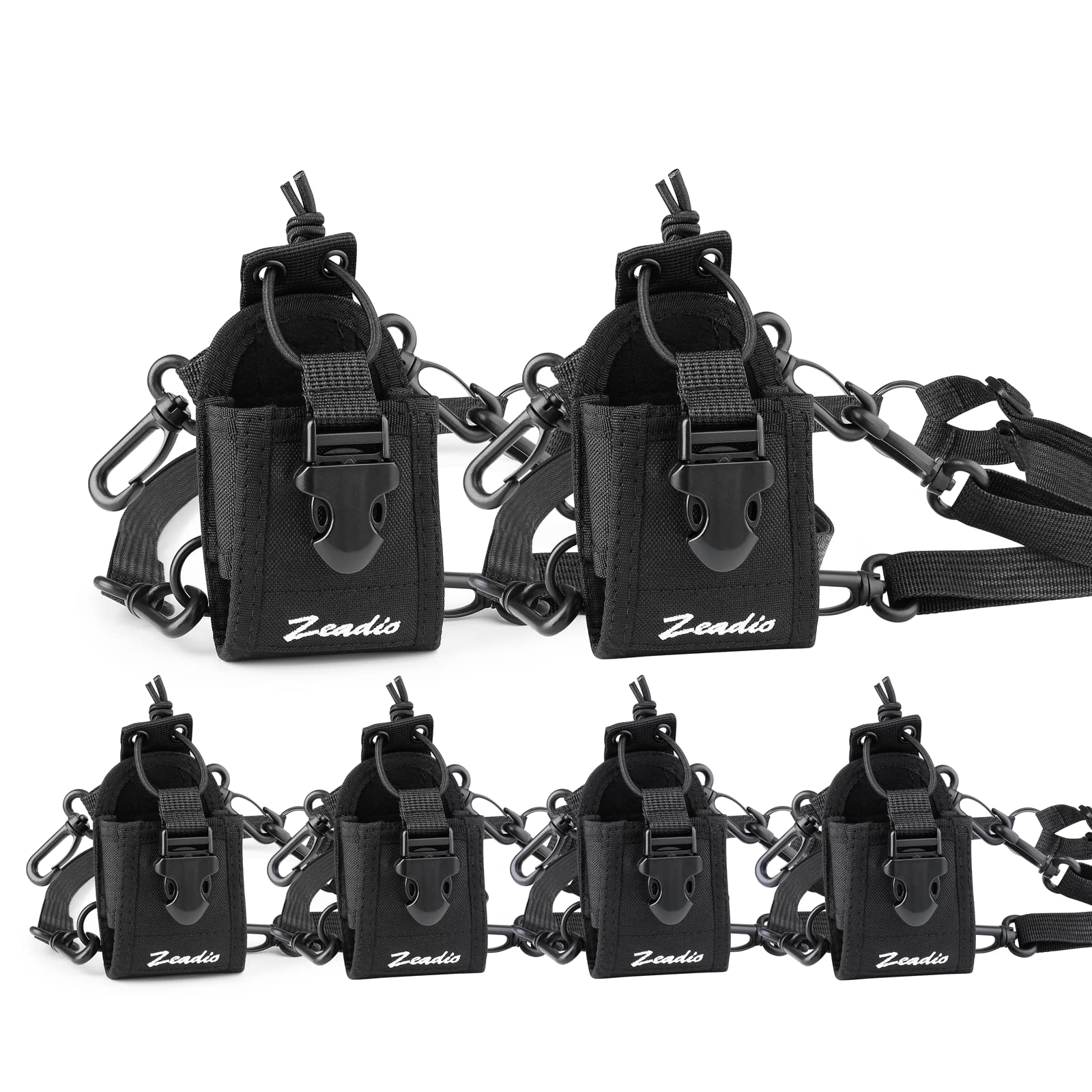 zeadio Multi-Function Pouch Case Holder for GPS Phone Two Way Radio (ZNC-C, Pack of 6)