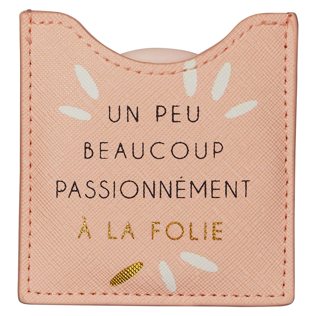 Draeger – A Little Much Mirror – Round Pocket Mirror to Take Anywhere, All Occasions – Dimensions 8.5 cm x 8 cm