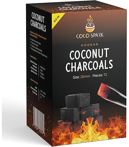 Amazon.com: Coco Mazaya Coconut Shell Charcoal Cubes 48 Pieces