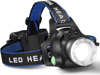 Headlamp Flashlight, USB Rechargeable 
