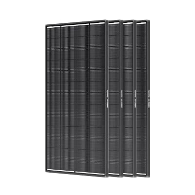 Renogy 800 Watt ShadowFlux Anti-Shading Solar Panel N-Type, 4PCS 200W Solar Panels 12 Volt 16BB, 25% High-Efficiency PV Module for RV Marine Rooftop Farm Battery