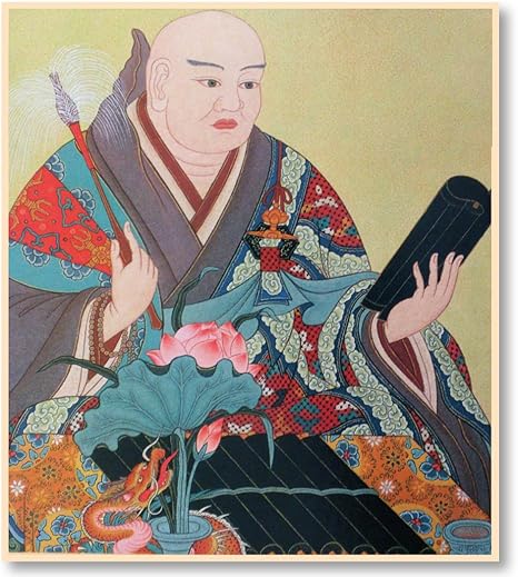 Amazon Co Jp 仏画色紙 日蓮聖人 文房具 オフィス用品