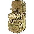 LIVANS Tactical Hydration Pack Molle Hydration Carrier Military Hydration Pouch 3L Water Bladder Holder for Tactical Backpack Plate Carrier(Bladder Not Included)