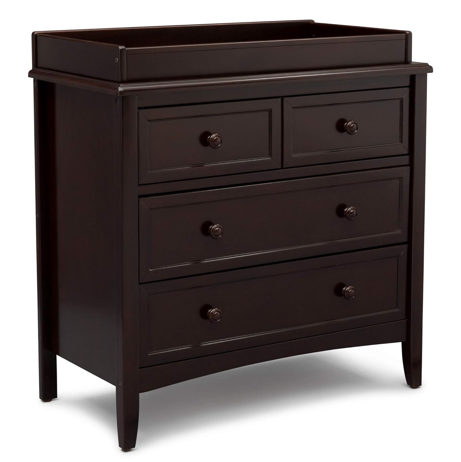 delta children's 3 drawer dresser chocolate