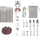 Professional Manicure Pedicure Kit, Electric Nail File Set, Cordless Electric Nail Drill Machine, 5 Speeds Hand Foot Care Nail Drill for Thick Nail Toenail Cuticle with 9Pcs Drawing Brushes