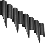 SolaDirect Black Lawn Edging Palisade 2.5m with Ground Stakes view 3