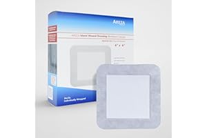 Areza Medical - Bordered Gauze Island Dressing - Wound Dressing - Latex Free - sterile - 6" x 6" - 30 per Box - FSA/HSA Approved