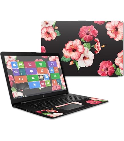 MightySkins Vinyl Decal Skin For HP 17t Laptop (17.3", 2017) - Great Wave Of Kanagawa Design | Protective Wrap | Easy On/Off | Made In USA - View #2