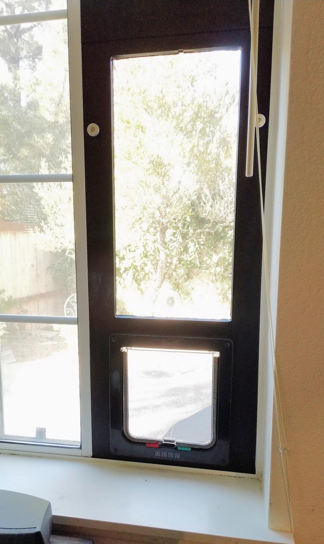 37/mo Finance Whiskers and Windows Cat Door for Horizontal Sliding