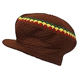 Shoe String King Rasta Knit Tam Hat Dreadlock Cap