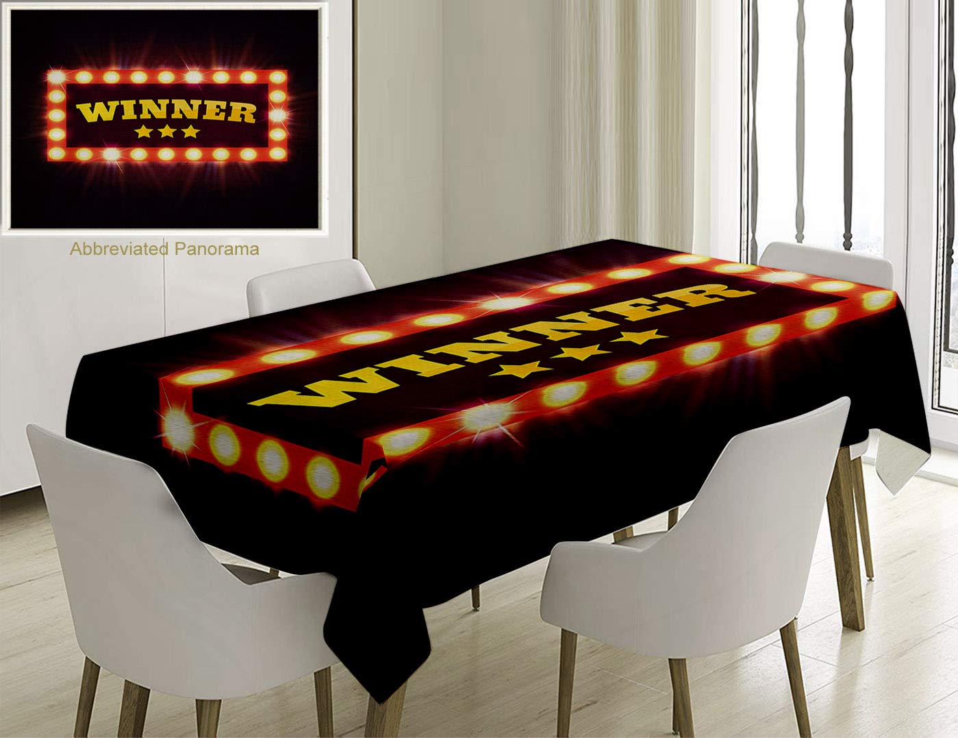 Amazon Com Unique Custom Cotton And Linen Blend Tablecloth Retro