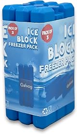 Galvog 200ml Ice Packs Freezer Blocks for Cool Boxes Lunch Bags 3pc view 7