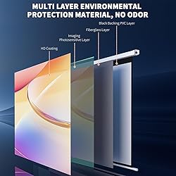WASJOYE Motorised Projector Screen 100" - 4:3