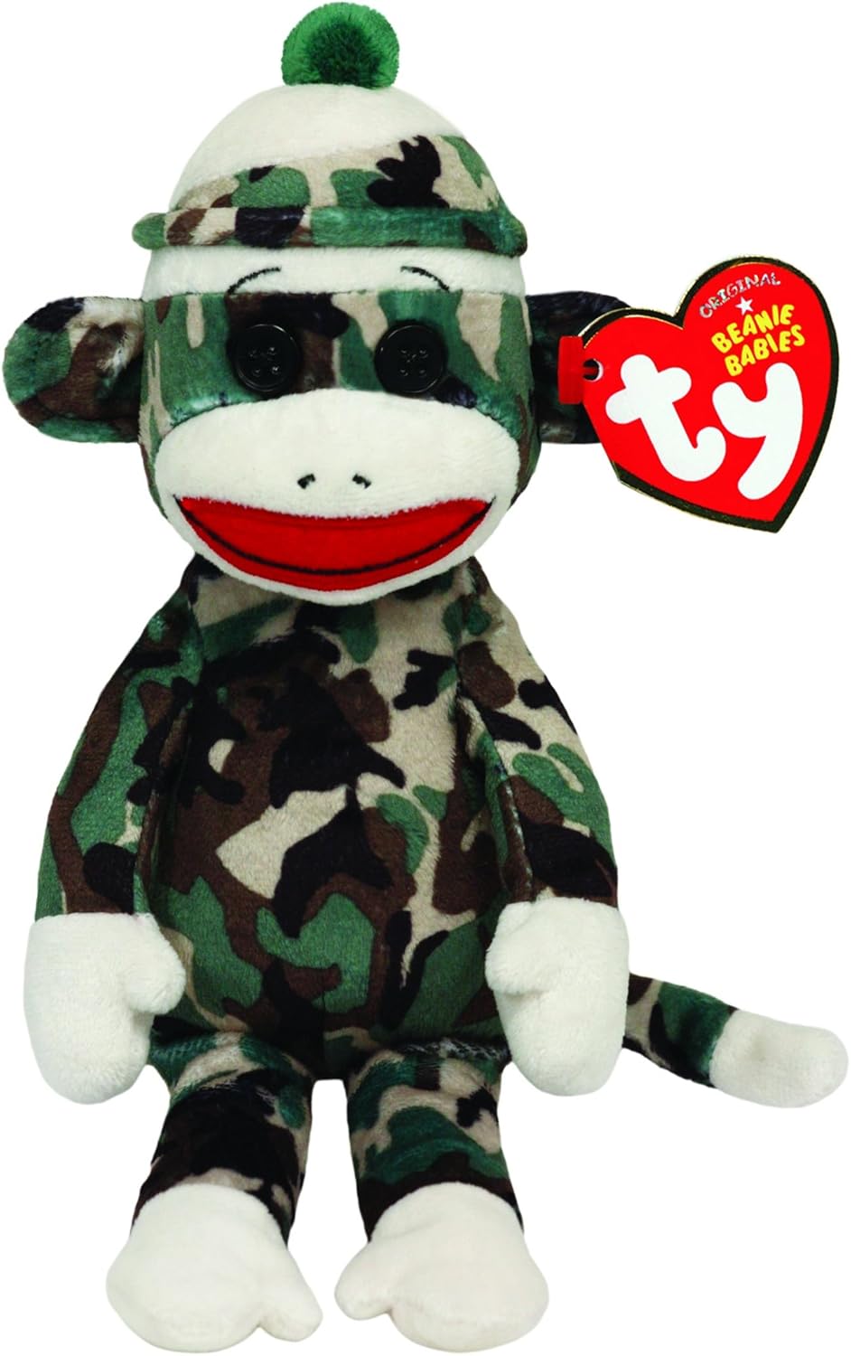 ty beanie babies sock monkey
