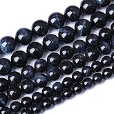 60PCS 6MM AAA Blue Black Tiger Eye Stone Beads Natural Gemstone Bead Crystal Healing Energy Jewelry Making DIY 15 inches